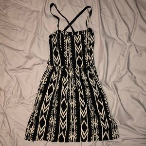 Abercrombie & Fitch B/W Print Dress, Size Small